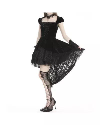 Velvet and Lace Dress from Dark in Love Brand at €66.50