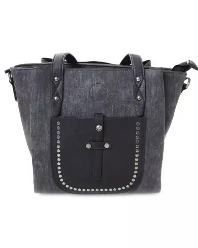 Grey and Black Bag