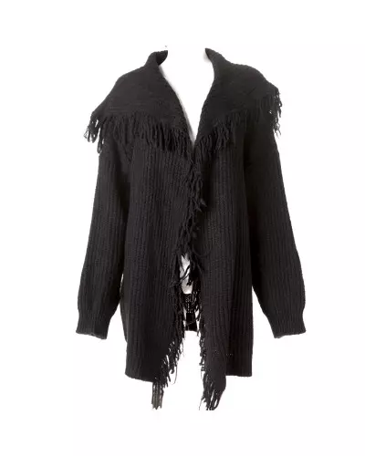 Knit Jacket with Fringe from Style Brand at €25.00