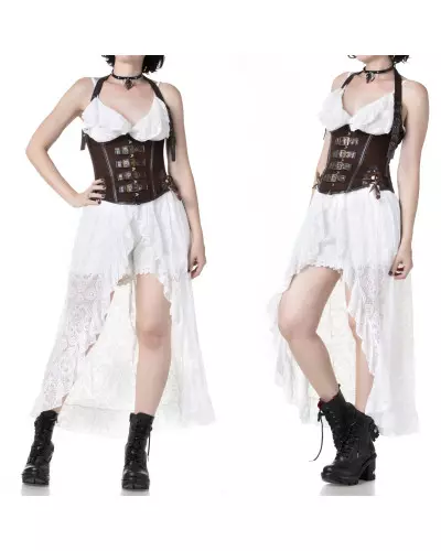 Brown Corset with Buckles from Gloam Brand at €29.90