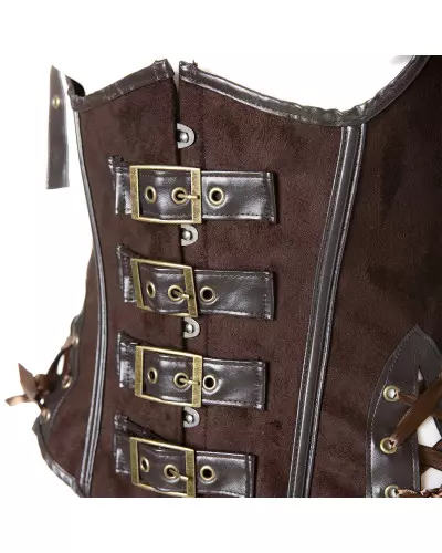 Brown Corset with Buckles from Gloam Brand at €29.90