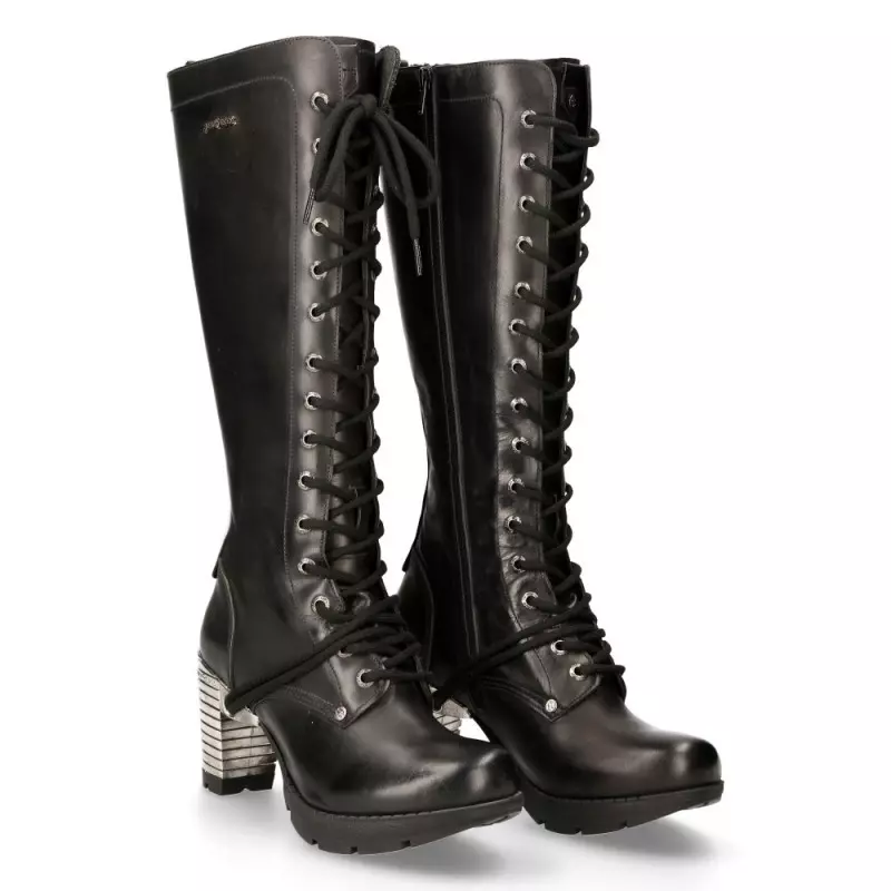 Botas altas com salto de aço da Marca New Rock por 206,00 €