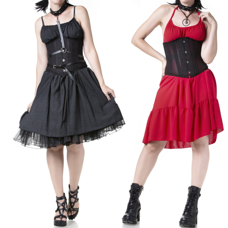 Corset à grille métallique