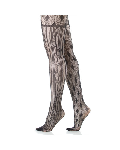 Patterned Fishnet Stockings