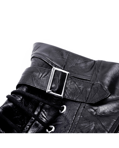 Faux Leather Corset