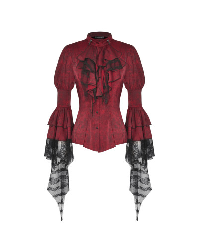 Camisa Roja Victoriana