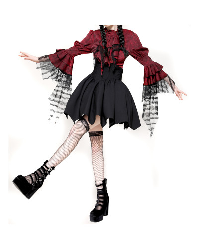 Camisa Roja Victoriana