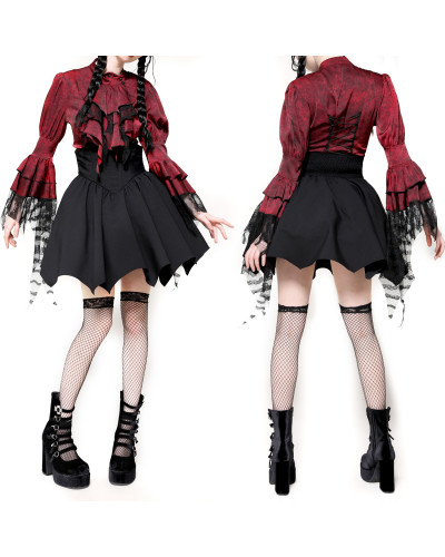 Camisa Roja Victoriana