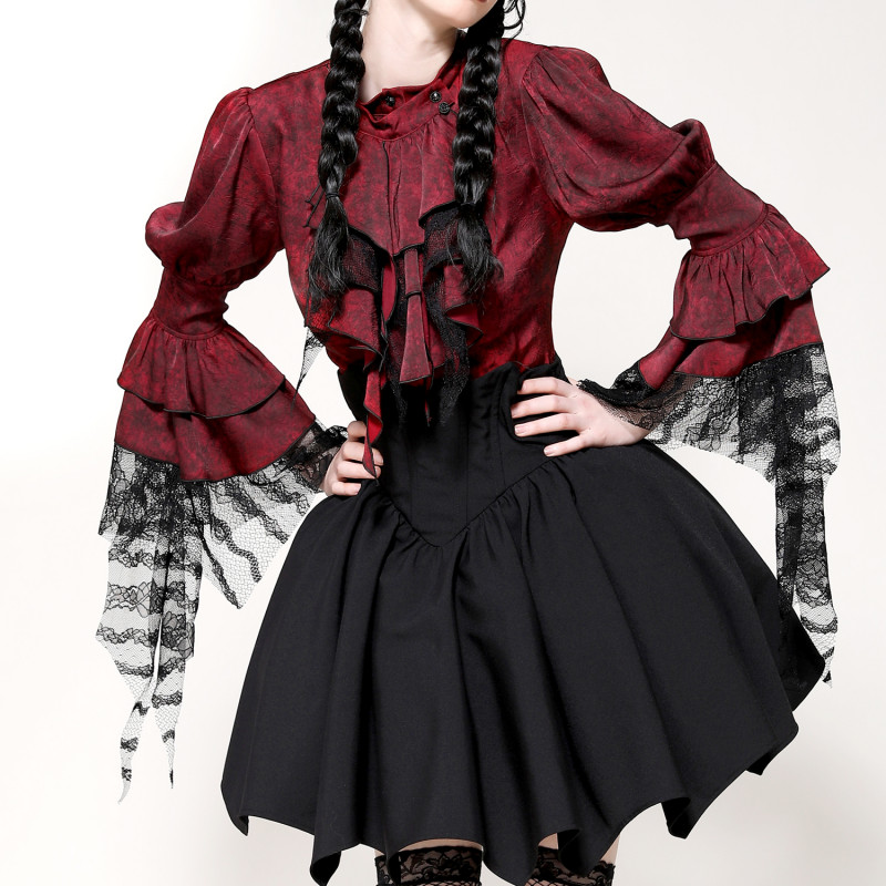 Camisa Roja Victoriana