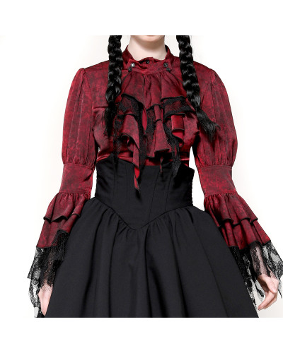 Camisa Roja Victoriana