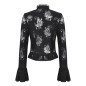 Lace Shirt with Cross Lace Shirt with Cross