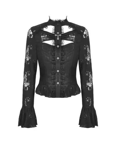 Chemise en Dentelle avec Croix de la Marque Dark in Love à 47,50 €