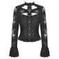 Lace Shirt with Cross Lace Shirt with Cross