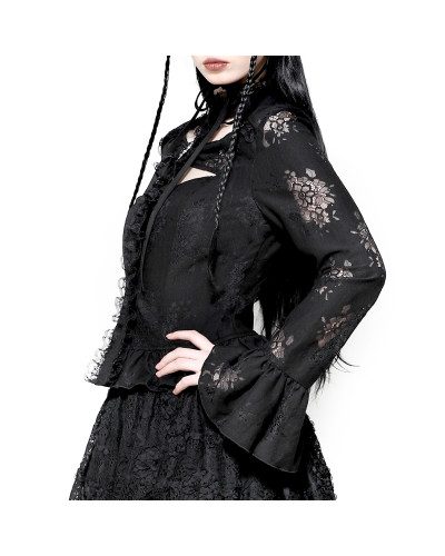 Chemise en Dentelle avec Croix