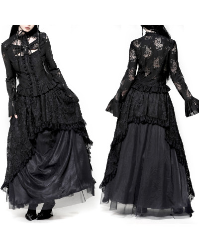 Lace Shirt with Cross
