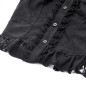 Lace Shirt with Cross Lace Shirt with Cross