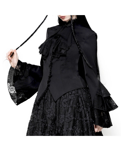 Camisa Victoriana Negra