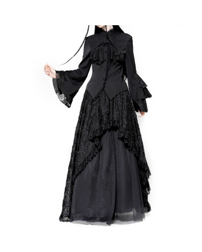 Camisa Victoriana Negra