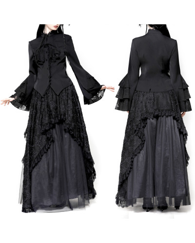 Camisa Victoriana Negra