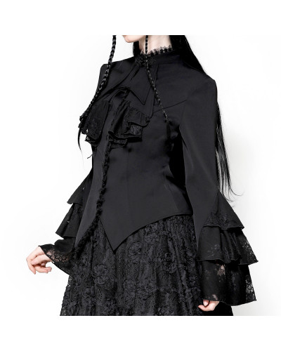 Camisa Victoriana Negra