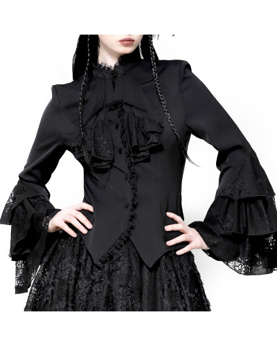 Camisa Victoriana Negra