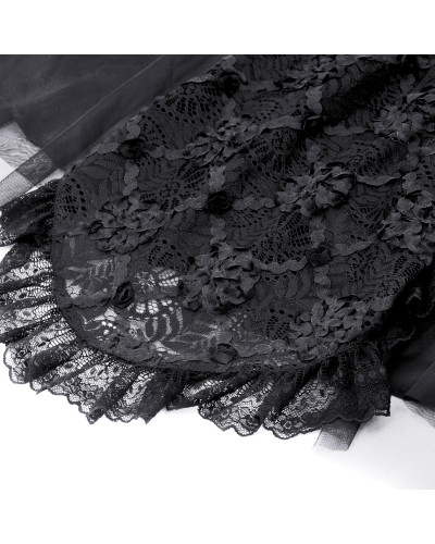 Jupe Longue en Dentelle et Tulle