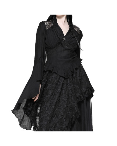 Blusa Mangas Campana