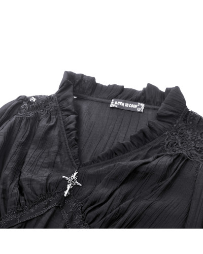 Blusa Mangas Campana