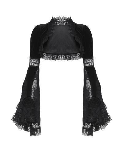 Bolero Terciopelo  y Encaje