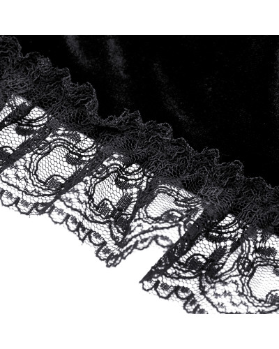 Bolero de Veludo e Renda