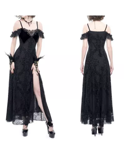 Transparenzen Langes Kleid der Devil Fashion-Marke für 75,00 €