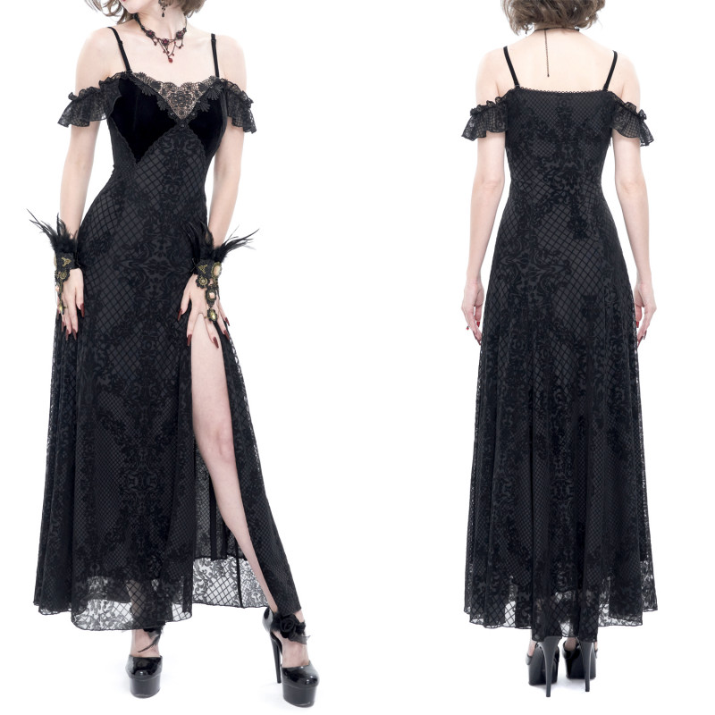 Vestido Largo Transparencias