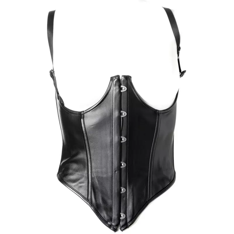 Corset Underbust en simili-cuir de la Marque Gloam à 29,90 €