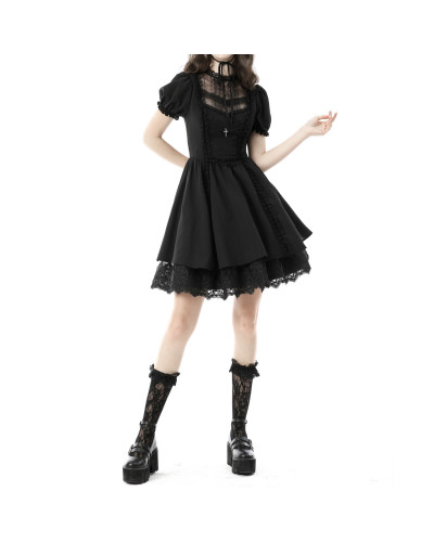Vestido Gótico con Cruz