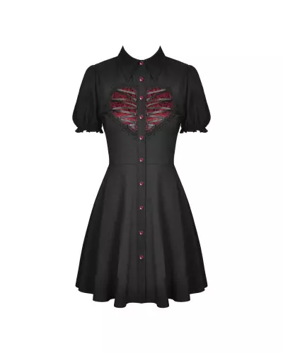 Robe Rouge et Noire de la Marque Dark in Love à 54,45 €