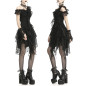 Asymmetrisches Kleid mit Spitze Asymmetrisches Kleid mit Spitze