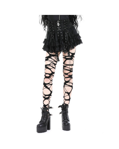 Schwarzer Gothic Minirock