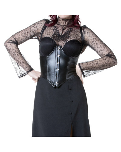 Espartilho Underbust Leatherette