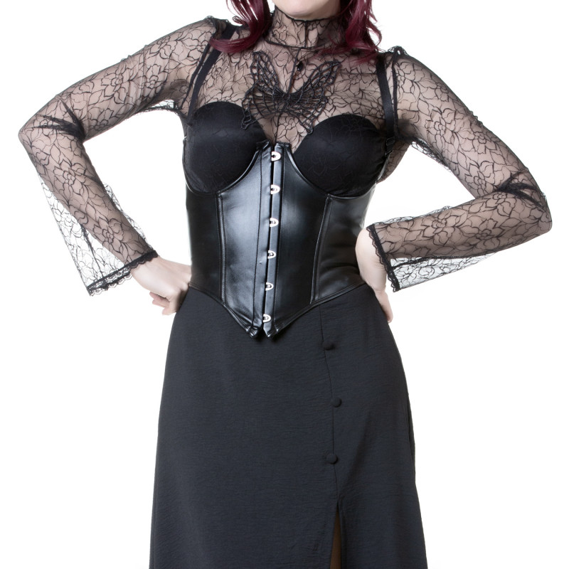 Espartilho Underbust Leatherette