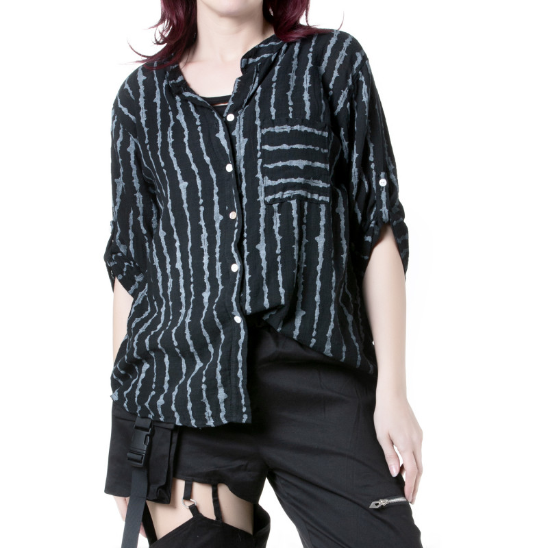Striped Shirt with Pocket