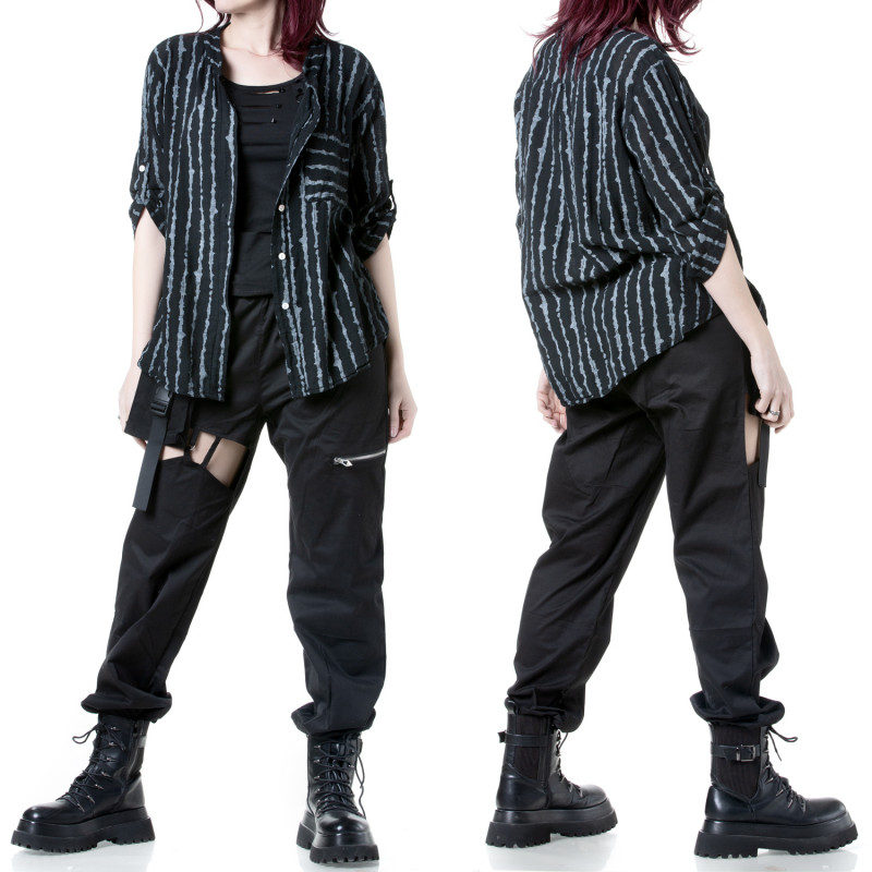 Striped Shirt with Pocket