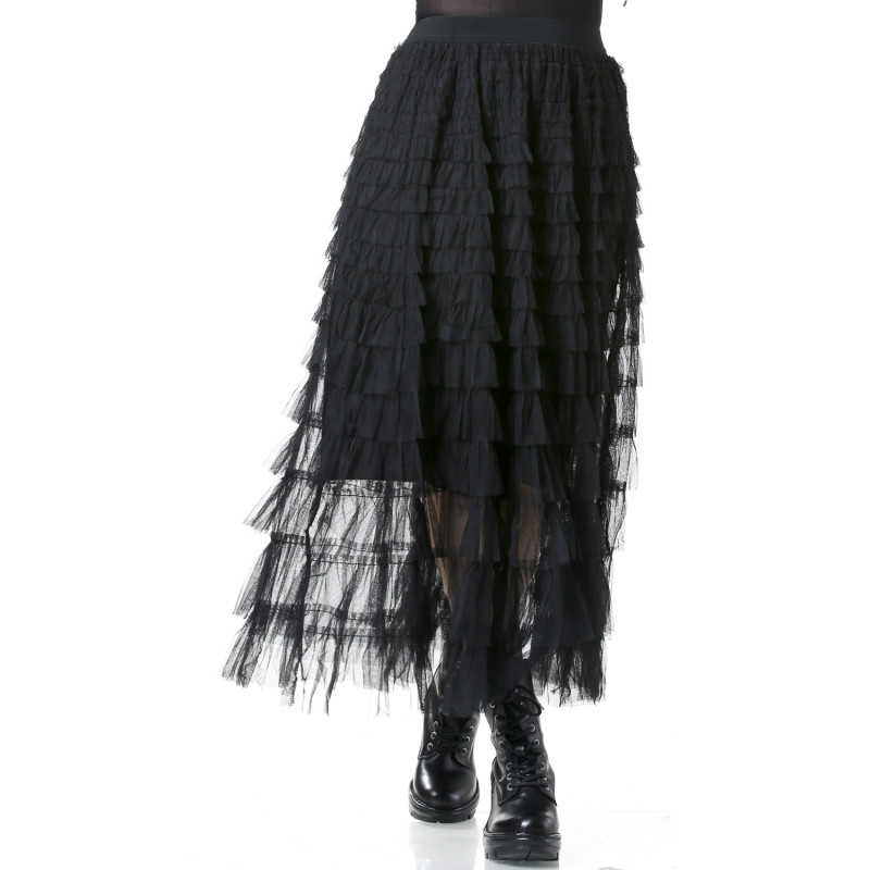 Selene Long Tulle Skirt