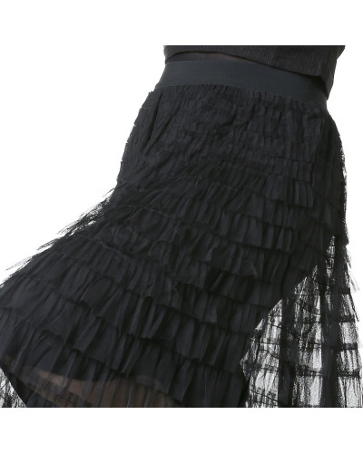 Selene Long Tulle Skirt