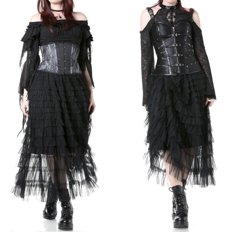 Saia Longa de Tule Selene