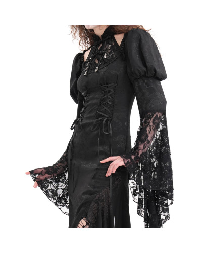 Asymmetric black dress