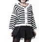 Dual Strickjacke mit Streifen Dual Strickjacke mit Streifen