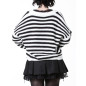 Dual Strickjacke mit Streifen Dual Strickjacke mit Streifen