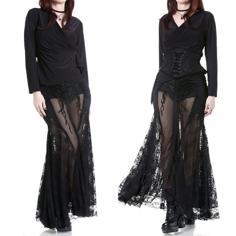 Cryptic Ruffled T-Shirt
