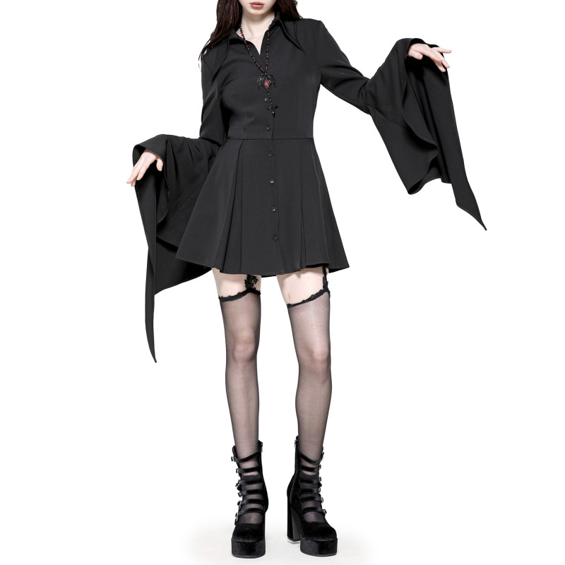 Vestido Mini Mangas Campana "Lilith "