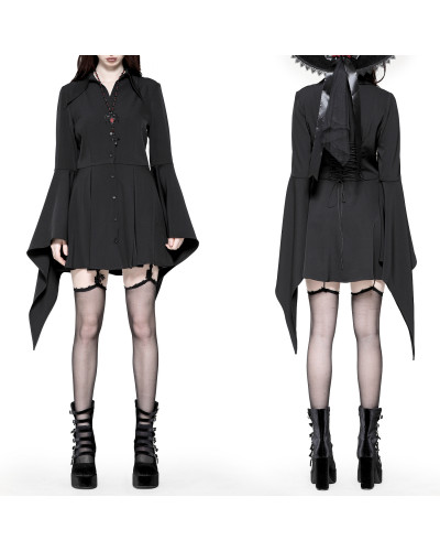 Vestido Mini Mangas Campana "Lilith "